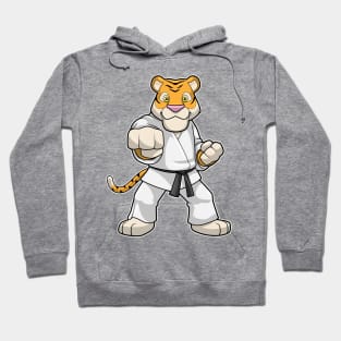 Tiger at Martial arts Karate Hoodie